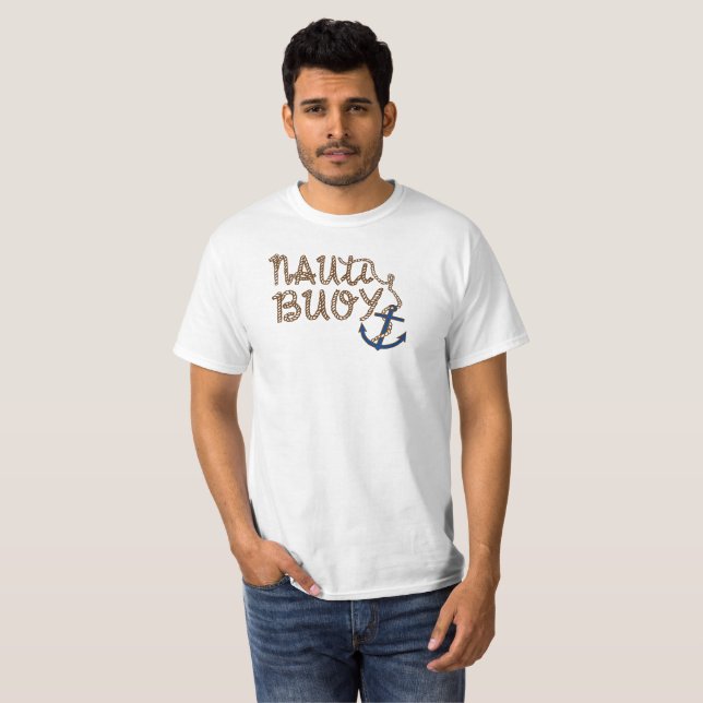Nauti Buoy Boating nautical tee (Front Full)