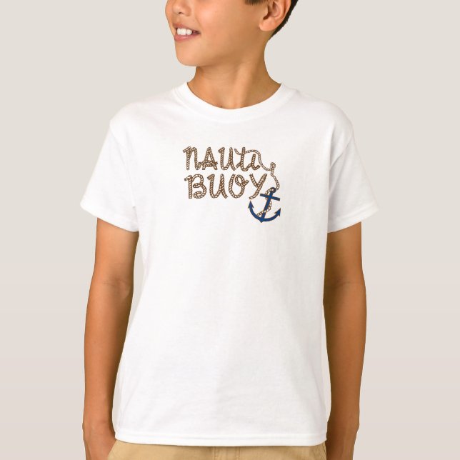 Nauti Buoy Boy Boating nautical tee (Front)