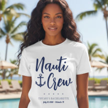 Nauti Crew Anchor Nautical Bachelorette Party