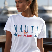 Nauti or Nice Funny Nautical Christmas
