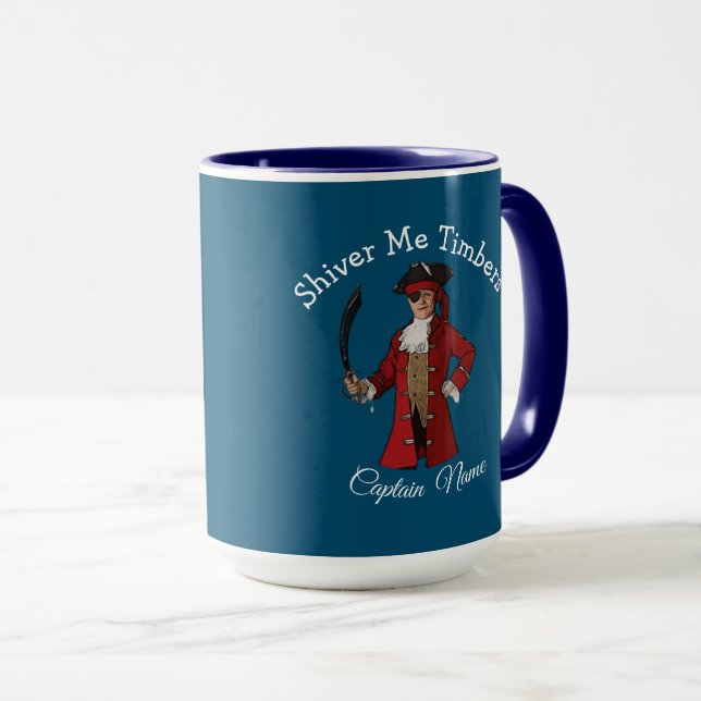 Nautial Boy Pirate  Mug (Front Right)