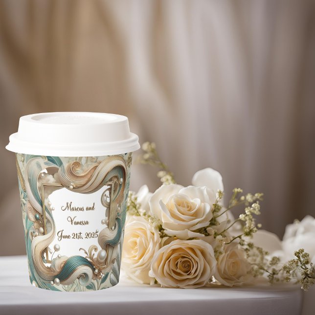 Nautica Pearl Coast Elegance Paper Cup With Lid (Creator Uploaded)