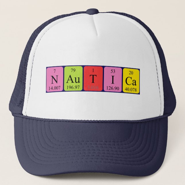 Nautica periodic table name hat (Front)