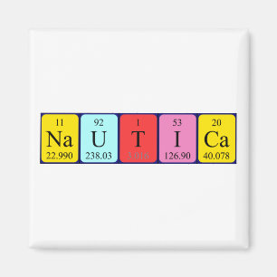 Nautica periodic table name magnet