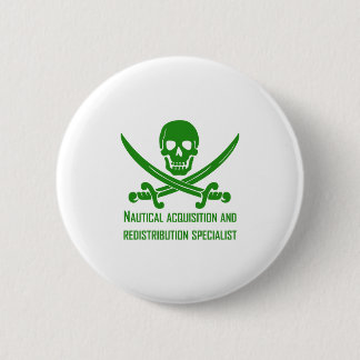 Nautical Acquisition& Redistribution Specialist GR 2 Inch Round Button