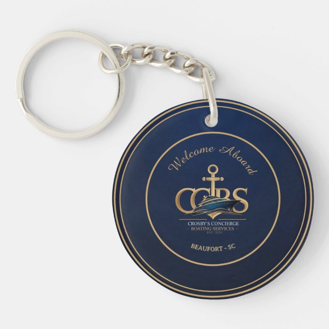 Nautical Acrylic Keychain (Front)