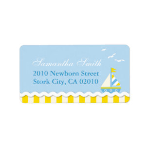 Nautical Address Label