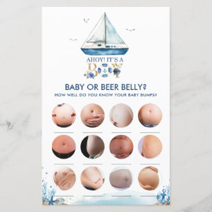 Nautical Ahoy It's a Boy What's In Your Phone Game