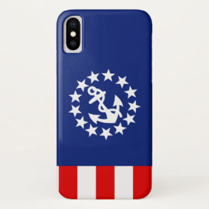 Nautical American Yacht Flag Anchor Case-Mate iPhone Case