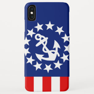 Nautical American Yacht Flag Stars iPhone XS Max Case