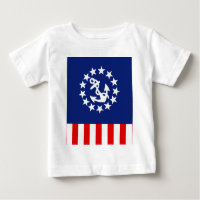 Nautical American Yacht Flag Symbol