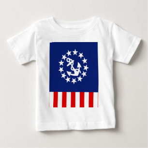 Nautical American Yacht Flag Symbol Baby T-Shirt