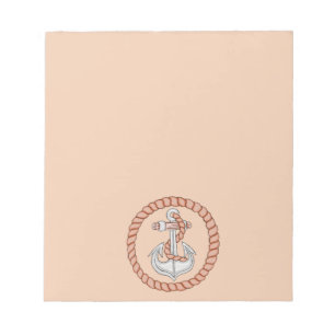 Nautical Anchor 1 Notepad