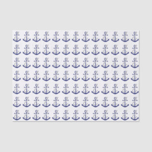 Nautical Anchor and Rope Tissue Paper