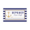 Nautical Anchor Baby Shower Diaper Raffle Ticket