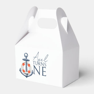 Nautical Anchor Birthday Party bag box
