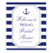 Nautical Anchor Blue Stripe Large Bridal Shower 