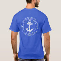 Nautical Anchor Boat Name Custom