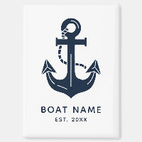 Nautical Anchor Boat Name