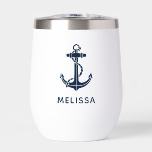 Nautical Anchor Boat Name Personalized