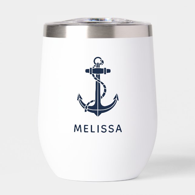 Nautical Anchor Boat Name Personalized (Front)