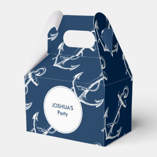 Nautical Anchor Favor Box