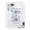 Nautical Anchor Floral Elegant Navy Blue