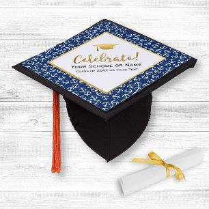 Nautical Anchor Graduation Class of 20XX Beach Cap Topper