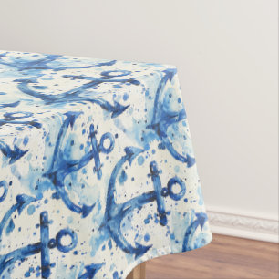 Nautical Anchor Home Decor Tablecloth