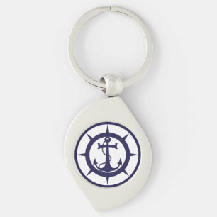 Nautical Anchor Keychain