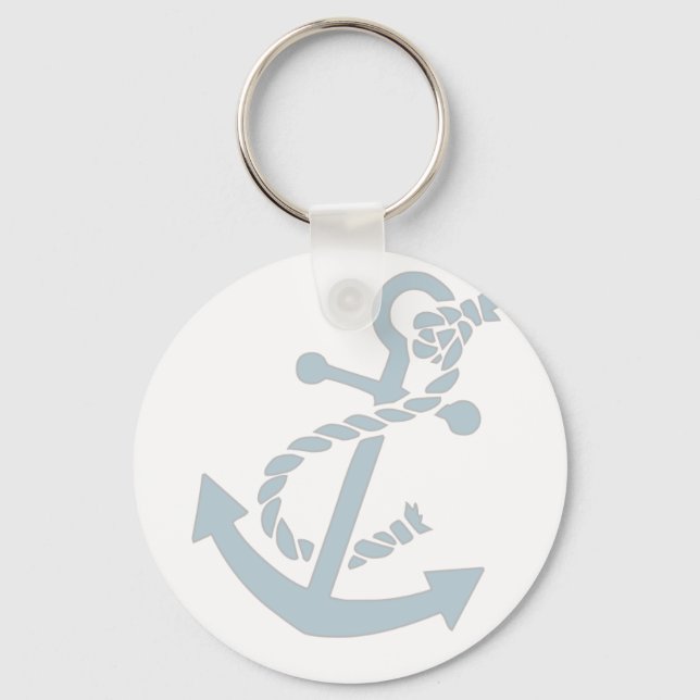 Nautical Anchor Keychain (Front)