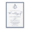 Nautical Anchor Monogram Frame Navy Wedding