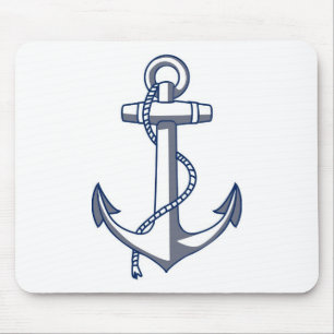 Nautical Anchor Mouse Pad