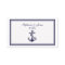 Nautical Anchor Navy Blue Framed 2 Place Cards