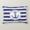 Nautical Anchor Navy Blue Stripes Family Name