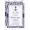 Nautical Anchor Navy Grey Baby Shower Invitation