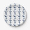 Nautical Anchor Navy Modern Boy Baby Shower Plate