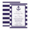 Nautical Anchor Navy Stripe Beach Birthday Party