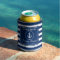 Nautical Anchor Rope Blue Striped Family Reunion