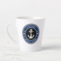 Nautical Anchor Rope Captain Boat or Name Navy