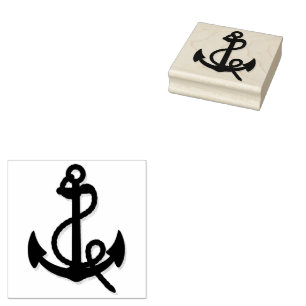 Nautical Anchor  Rubber Stamp