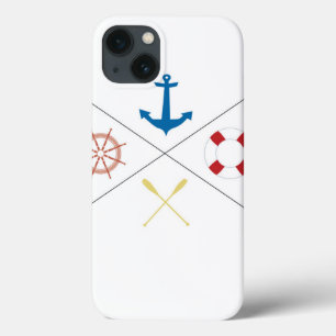 Nautical Anchor Sail Sailing Boat Ore IPAD Case