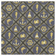 Nautical anchor/sailboat/wheel/lighthouse/dolphin 