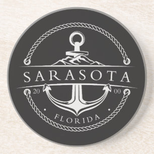 Nautical Anchor Sarasota Florida 2000 Coaster