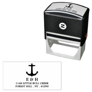 Nautical Anchor Self-inking Stamp