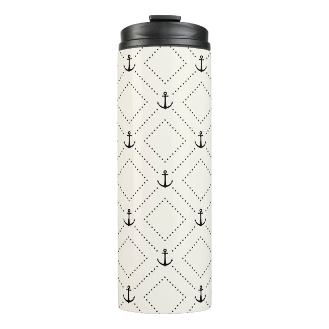 Nautical Anchor Thermal Tumbler (Front)