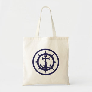 Nautical Anchor Tote Bag