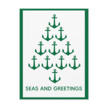 Nautical Anchor Tree Coastal Christmas