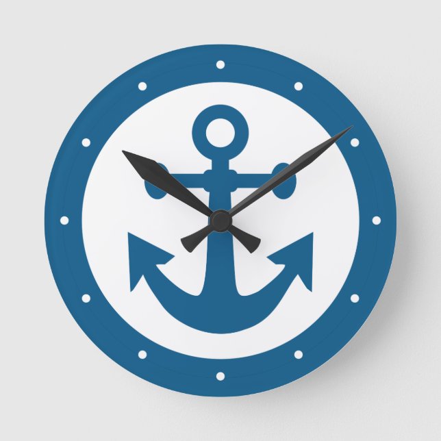 Nautical Anchor wall clocks (Front)