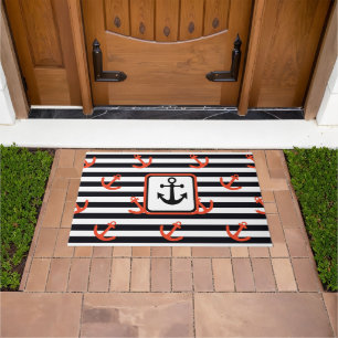 Nautical Anchors Away Doormat